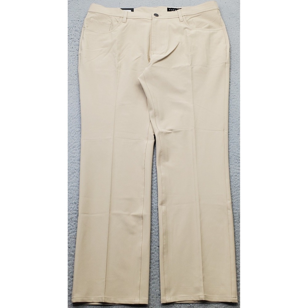 Dunning Golf Chino Pants Mens 36/30 Tan Performance Stretch Quick Dry D7S21P068